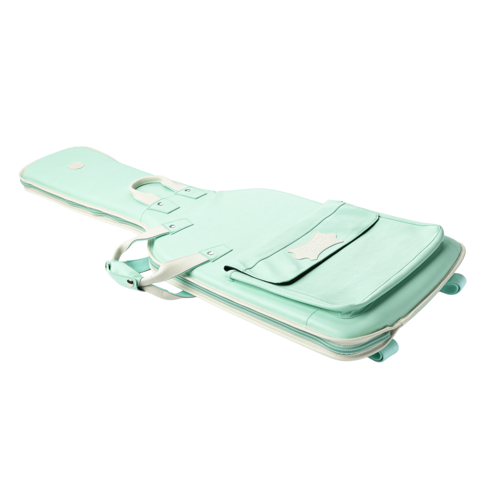 Levy's Aqua Green Leather Electric Guitar Bag LM18CMA-SGN