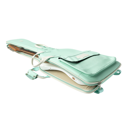 Levy's Aqua Green Leather Electric Guitar Bag LM18CMA-SGN