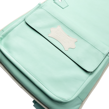 Levy's Aqua Green Leather Electric Guitar Bag LM18CMA-SGN