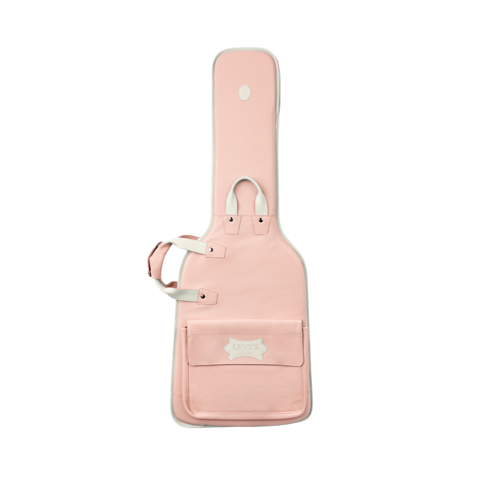 Levy's Soft Pink Leather Electric Guitar Bag LM18CMA-SPK