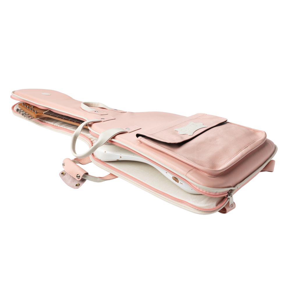 Levy's Soft Pink Leather Electric Guitar Bag LM18CMA-SPK
