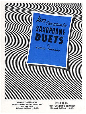 Jazz Conception for Saxophone Duets - By Lennie Niehaus