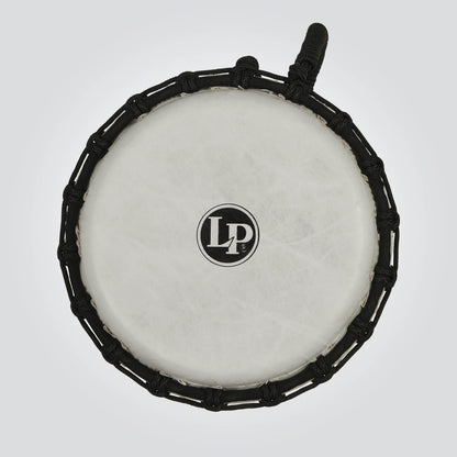 Latin Percussion 10-inch Rope Tuned Circle Djembe with Perfect-Pitch head - Marble Green- LP2010-GM
