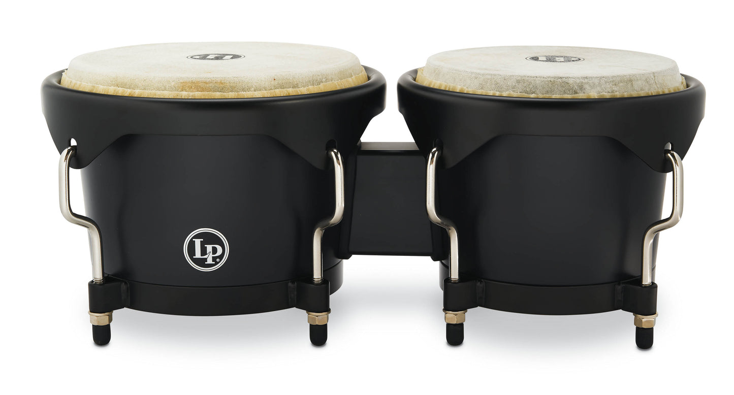 Latin Percussion Discovery Bongos 6-1/4"-7-1/4" Onyx w/Black Hardware LP601D-OX