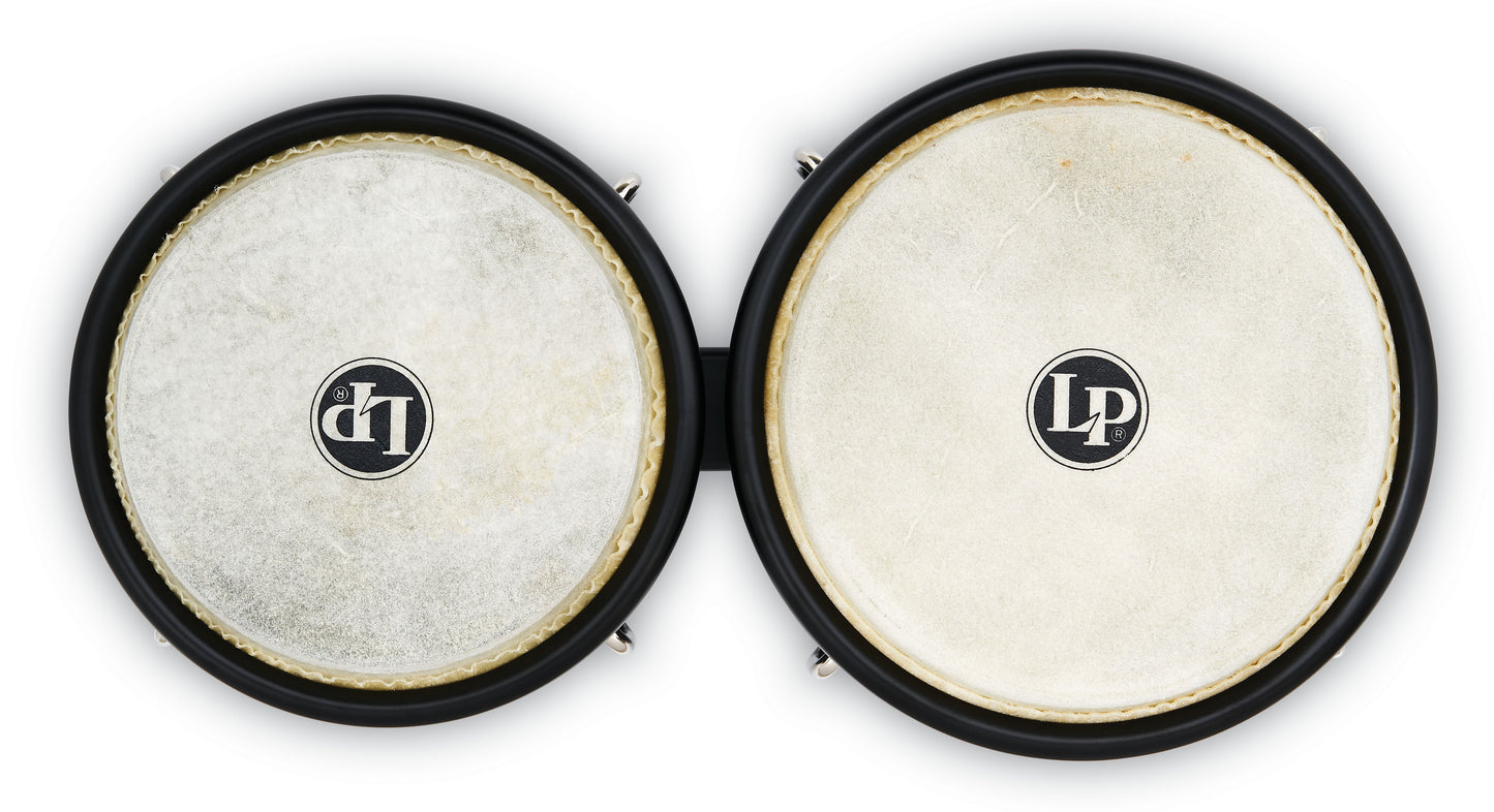 Latin Percussion Discovery Bongos 6-1/4"-7-1/4" Onyx w/Black Hardware LP601D-OX
