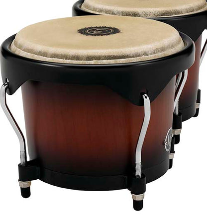 Latin Percussion LP601NY-VSB LP City Wood Bongos - Vintage Sunburst - Poppa's Music 