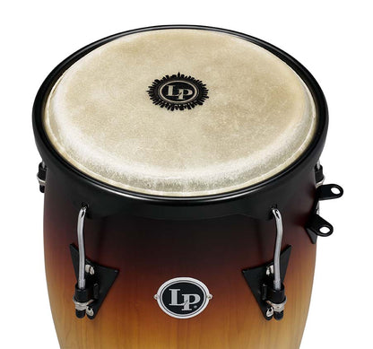 LP City Series 10-inch and 11-inch Conga Set with Double Stand - Vintage Sunburst - Poppa's Music 