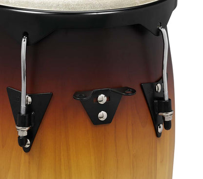 LP City Series 10-inch and 11-inch Conga Set with Double Stand - Vintage Sunburst - Poppa's Music 