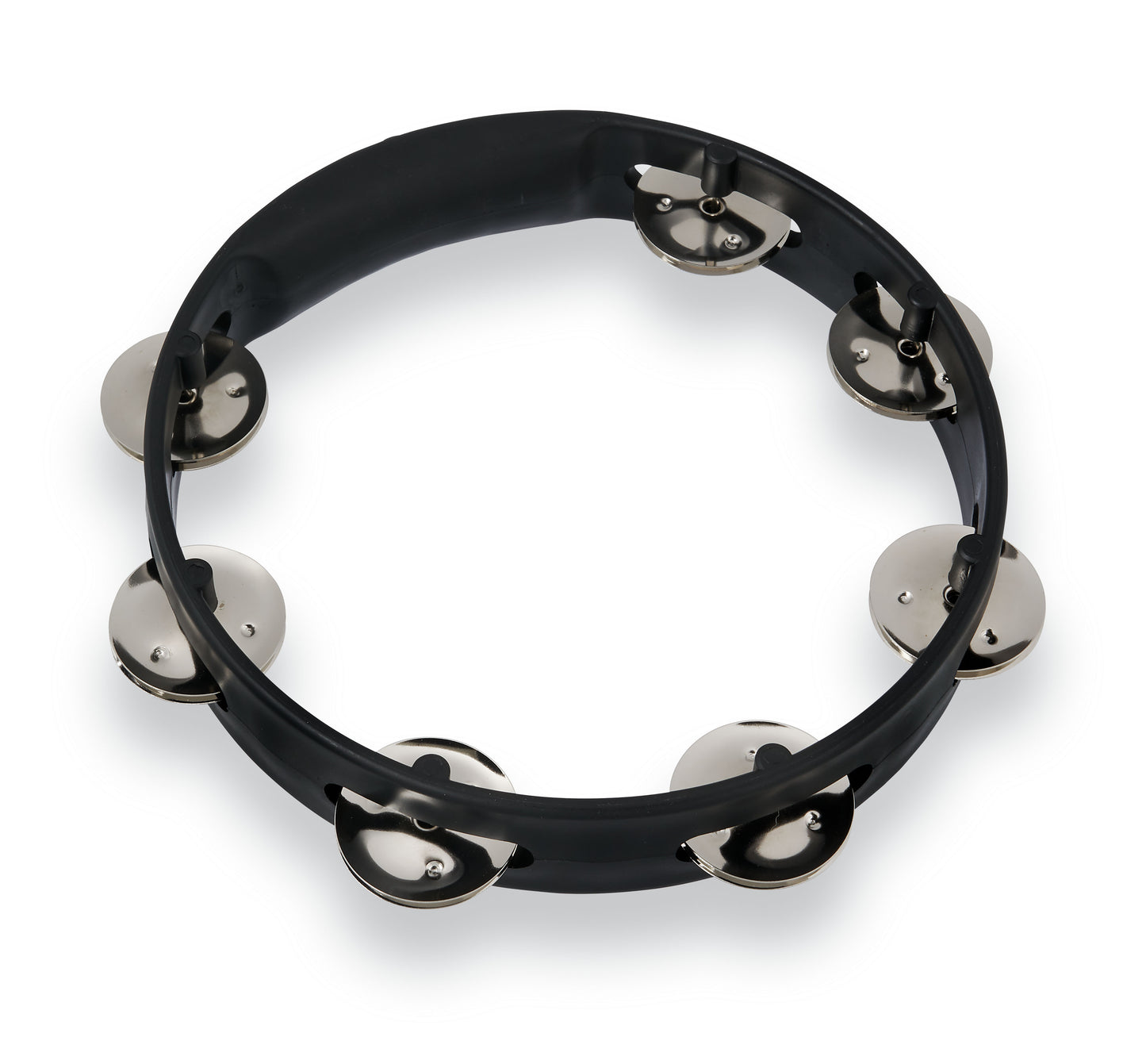 Latin Percussion LPA180 Aspire 8-inch Black Tambourine with Steel Jingle