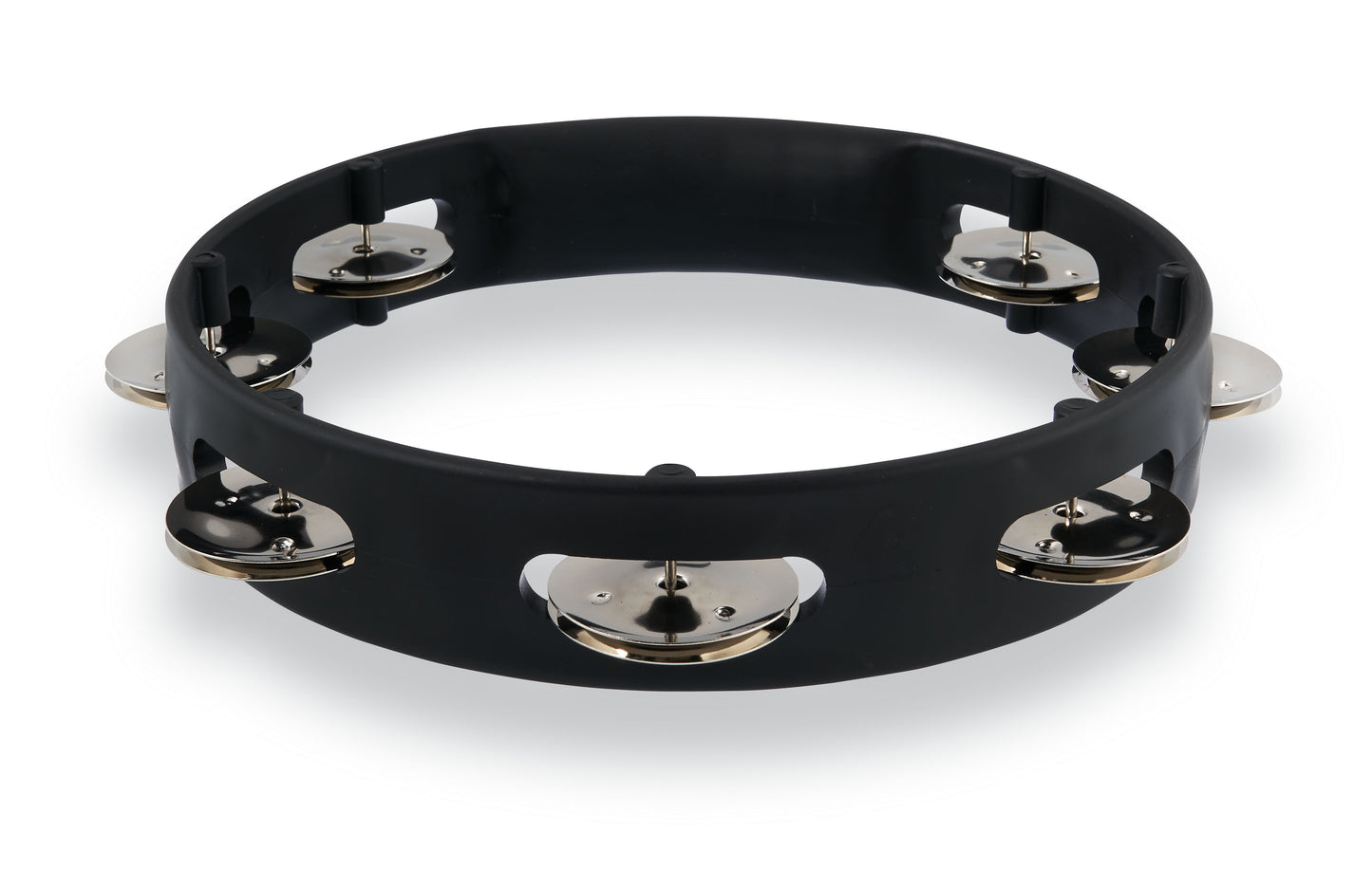 Latin Percussion LPA180 Aspire 8-inch Black Tambourine with Steel Jingle