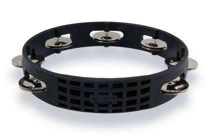 Latin Percussion LPA180 Aspire 8-inch Black Tambourine with Steel Jingle