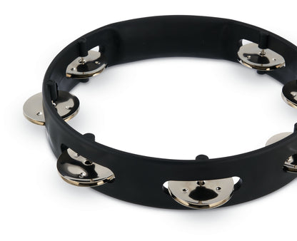 Latin Percussion LPA180 Aspire 8-inch Black Tambourine with Steel Jingle
