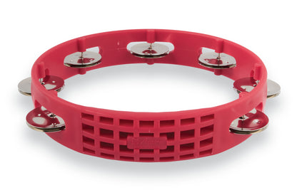 Latin Percussion LPA181 Aspire 8-inch Red Tambourine with Steel Jingle