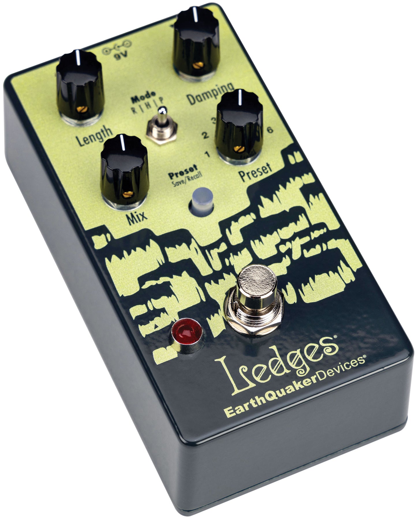 EarthQuaker Devices Ledges Tri-Dimensional Reverberation Machine Effect Pedal