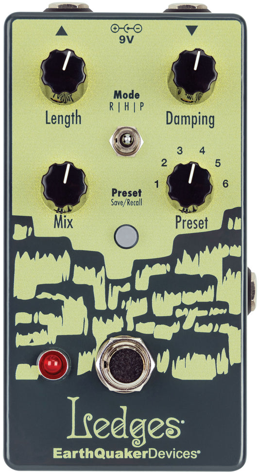 EarthQuaker Devices Ledges Tri-Dimensional Reverberation Machine Effect Pedal