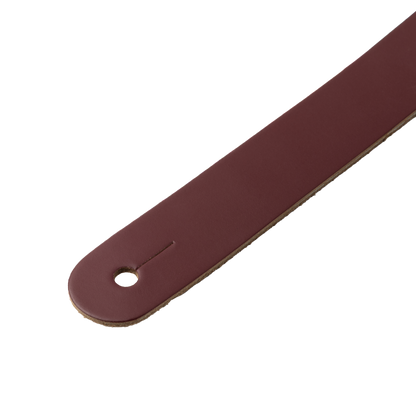 Levy's Burgundy Leather Guitar Strap M26PD-BRG-BRG