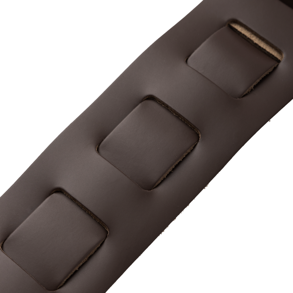 Levy's Extra Long Dark Brown Leather Guitar Strap M26PD-DBR-XL