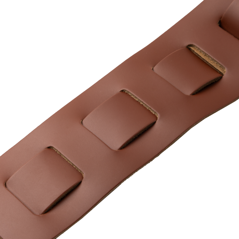 Levy's Walnut Leather Guitar Strap M26PD-WAL-BRN