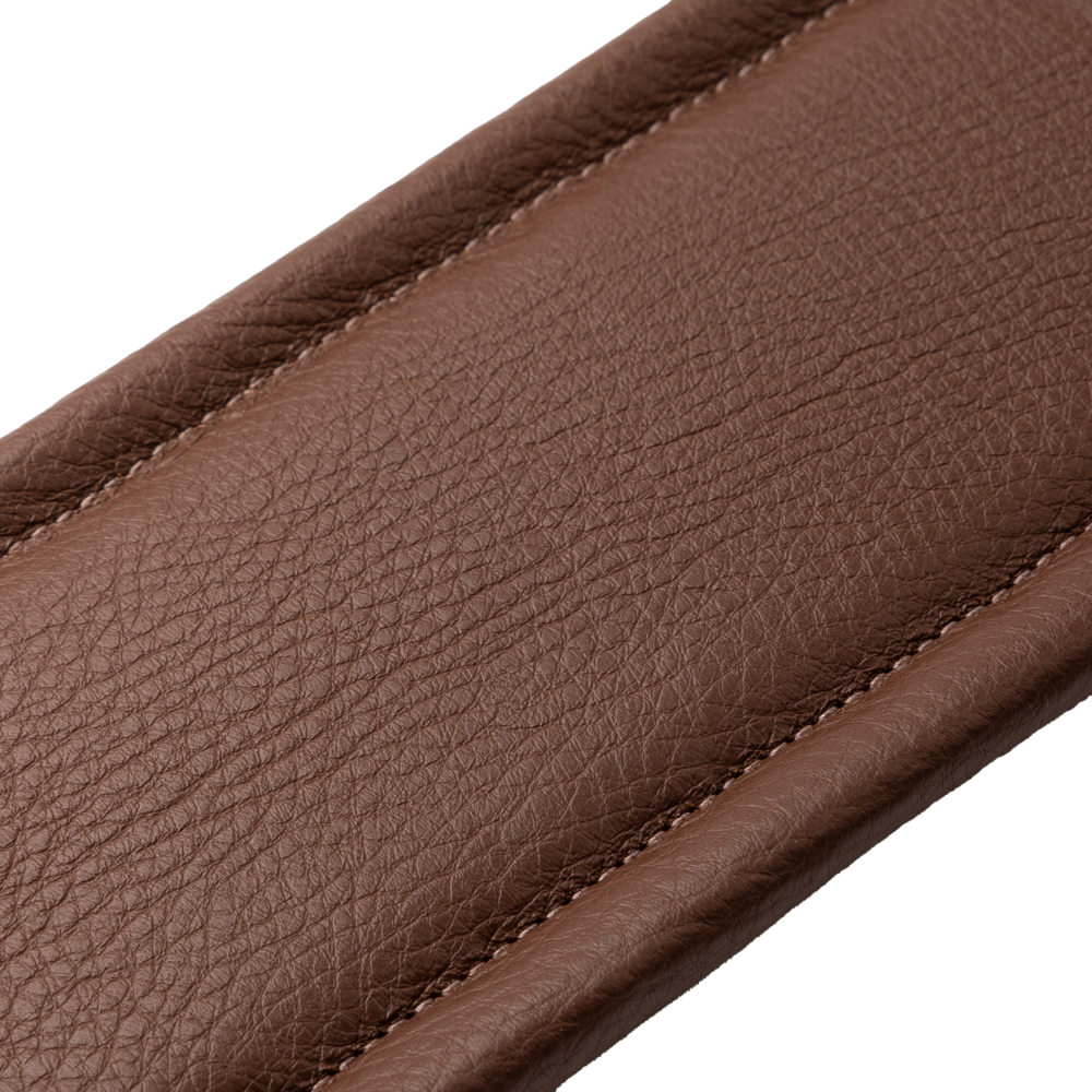 Levy's Walnut Leather Guitar Strap M26PD-WAL-BRN
