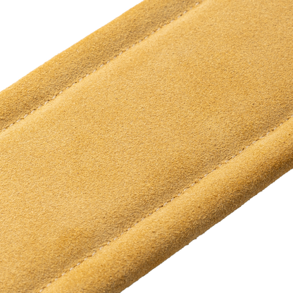 Levy's Black Leather Guitar Strap with Tan Suede Backing M26PD-BLK-TAN