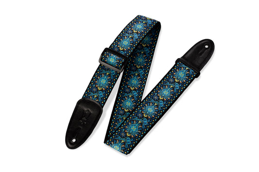 Levy's 60's Hootenanny Jacquard Weave Guitar Strap With Polypropylene Backing M8HT-04