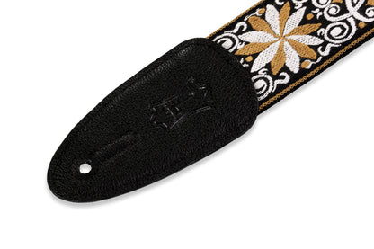 Levy's 60's Hootenanny Jacquard Weave Guitar Strap With Polypropylene Backing M8HT-13