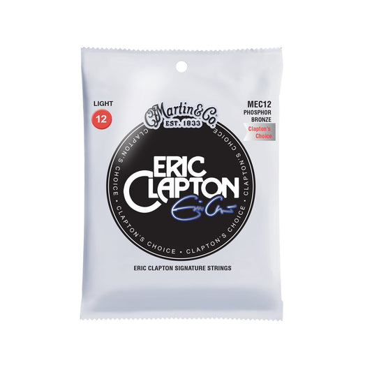 Martin Clapton’s Choice Light MEC12 12-54 Acoustic Guitar Strings Phosphor Bronze