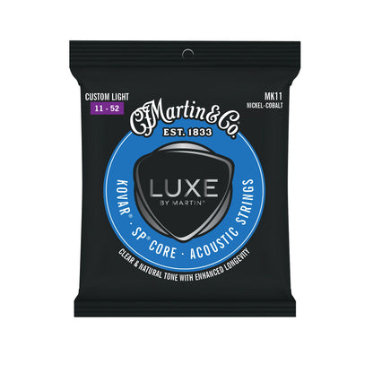 Luxe by Martin Kovar Custom Light Acoustic Guitar Strings MK11 11-52