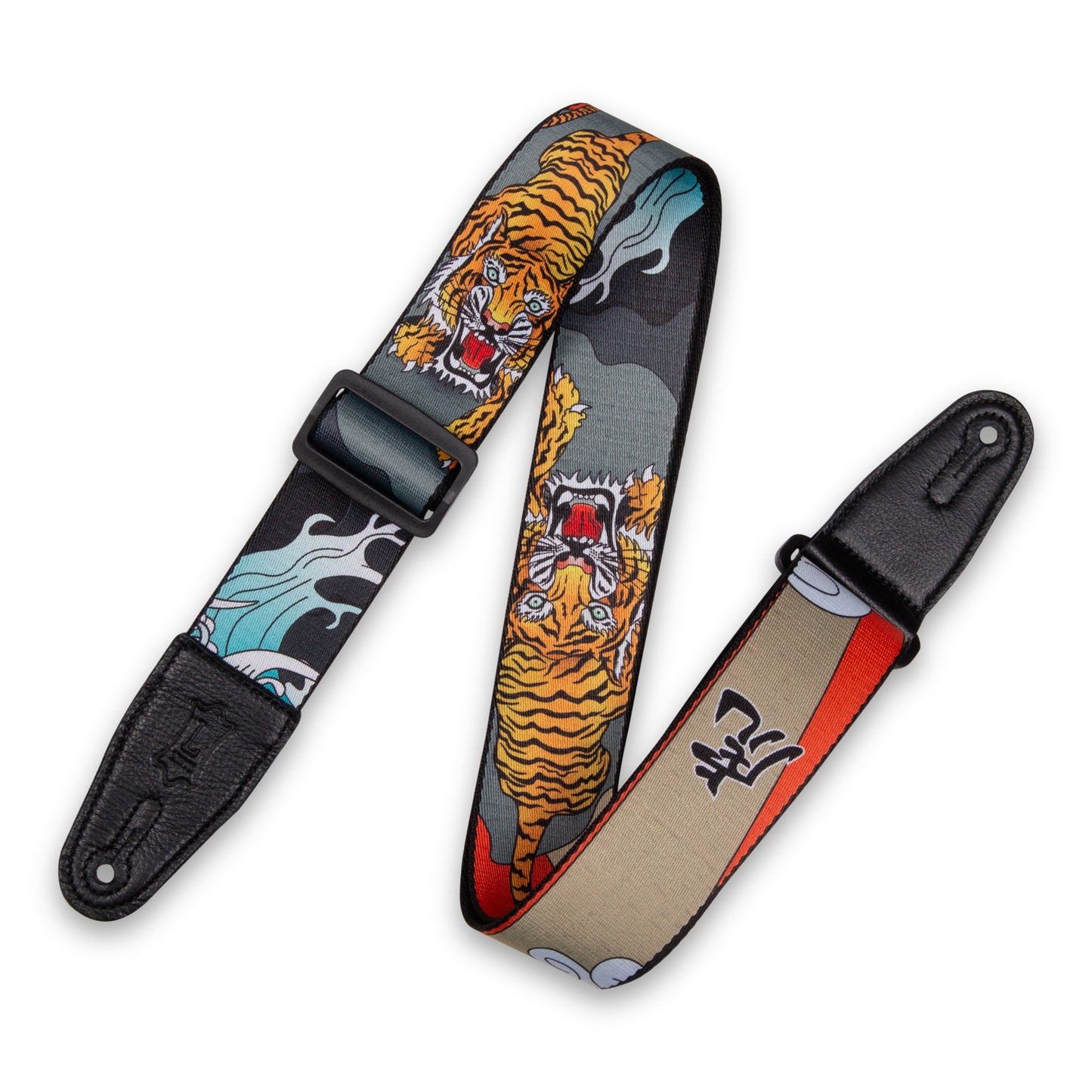 Levy's Eastern Harmony Series Tiger Poly Guitar Strap MPD2-124