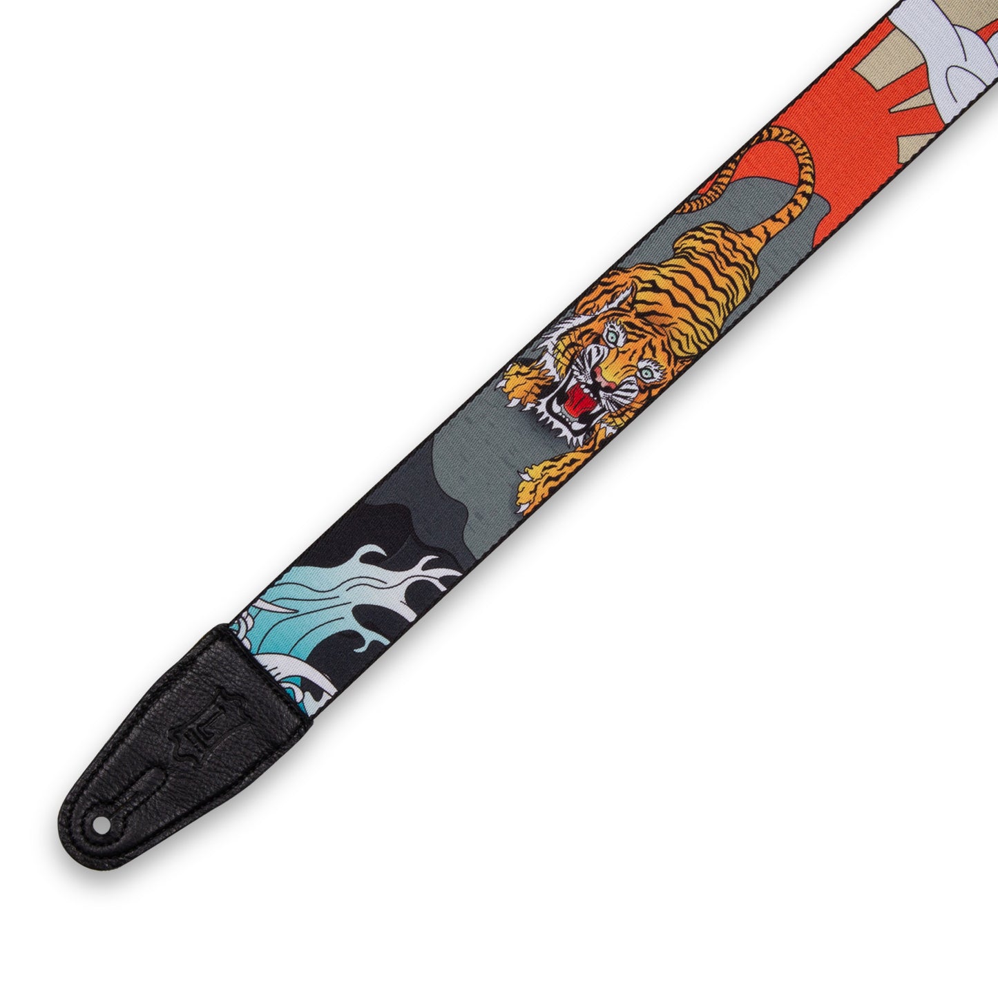 Levy's Eastern Harmony Series Tiger Poly Guitar Strap MPD2-124