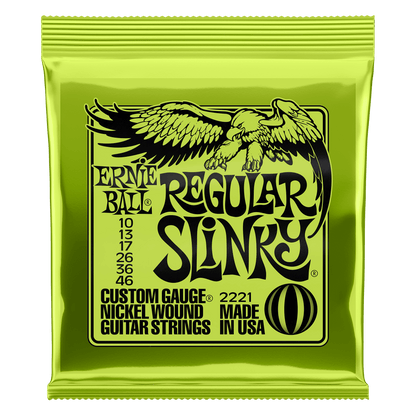 Ernie Ball Regular Slinky Nickel Wound Electric Guitar Strings - 10-46 Gauge - 2221