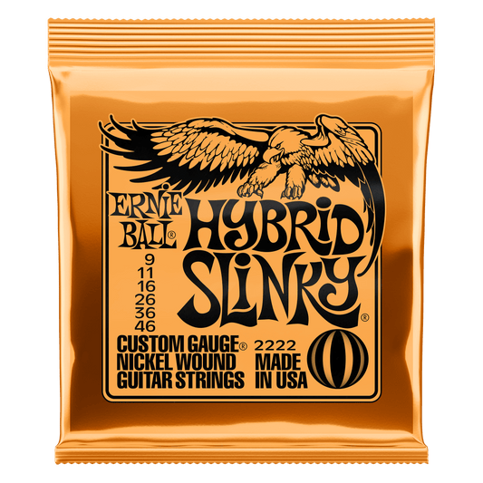 Ernie Ball Hybrid Slinky Nickel Wound Electric Guitar Strings - 9-46 Gauge - 2222