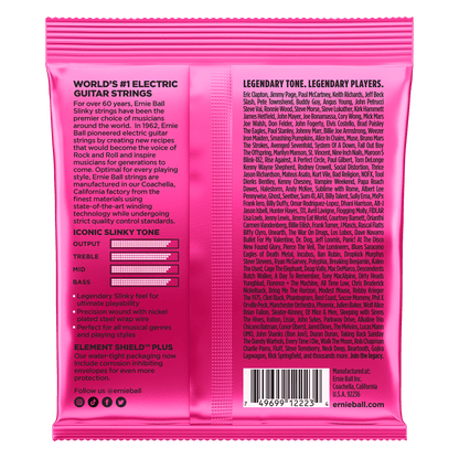 Ernie Ball Super Slinky Nickel Wound Electric Guitar Strings 9-42 Gauge - 3 Pack