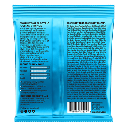 Ernie Ball Extra Slinky Nickel Wound Electric Guitar Strings - 8-38 Gauge - 2225