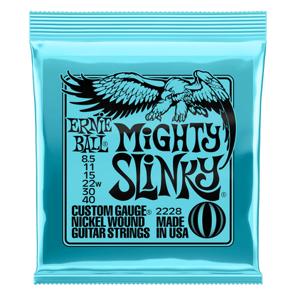 Ernie Balll 2228 Mighty Slinky Electric Guitar Strings 8.5-40