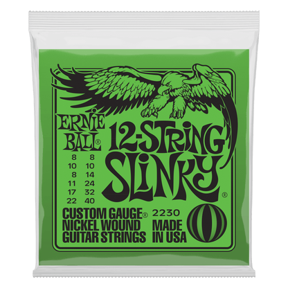 Ernie Ball Slinky 12-String Nickel Wound Electric Guitar Strings - 8-40 Gauge - 2230