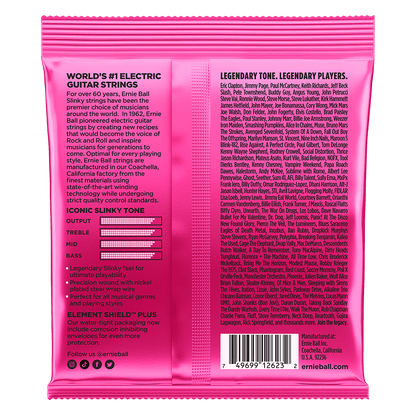 Ernie Ball Super Slinky 7-String Nickel Wound Electric Guitar Strings - 9-52 Gauge - 2623