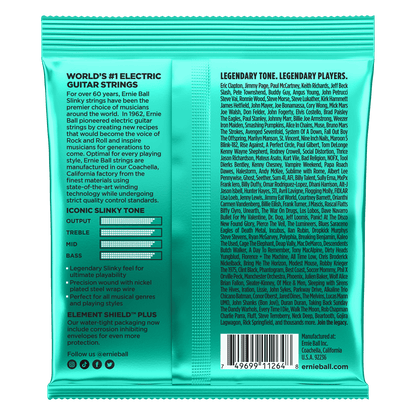 Ernie Ball Not Even Slinky Nickel Wound Electric Guitar Strings - 12-56 Gauge - 2626
