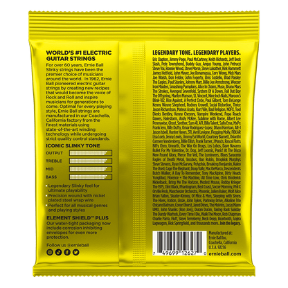 Ernie Ball Beefy Slinky Nickel Wound Electric Guitar Strings - 11-54 Gauge - 2627