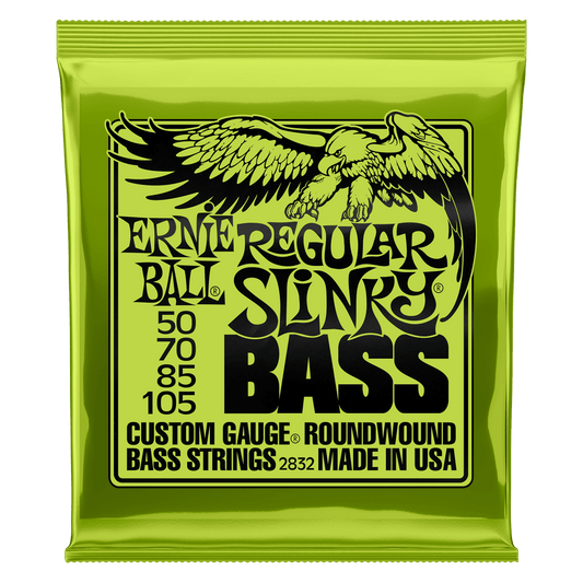 Ernie Ball Regular Slinky Nickel Wound Electric Bass Strings - 50-105 Gauge - 2832