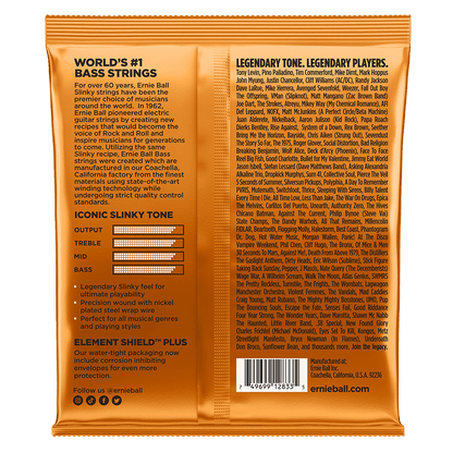 Ernie Ball Hybrid Slinky Nickel Wound Electric Bass Strings - 45-105 Gauge - 2833