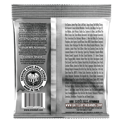 Ernie Ball Power Slinky Coated Titanium RPS Electric Guitar Strings - 11-48 Gauge - 3120