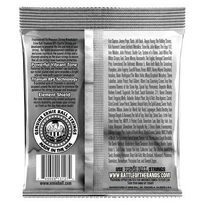 Ernie Ball Beefy Slinky Coated Titanium RPS Electric Guitar Strings -11-54 Gauge - 3127