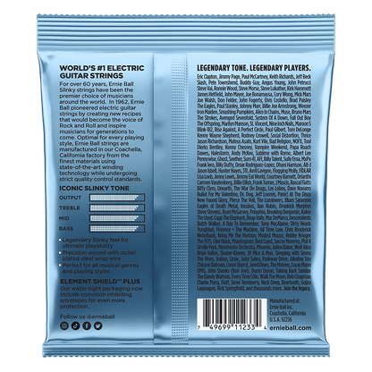 Ernie Ball Primo Slinky Nickel Wound Electric Guitar Strings 9.5-44 Gauge - 3 Pack