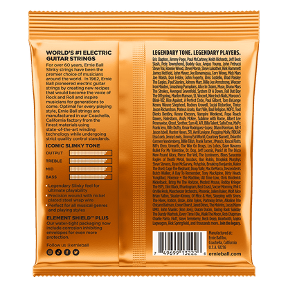 Ernie Ball Hybrid Slinky Nickel Wound Electric Guitar Strings 9-46 Gauge - 3 Pack