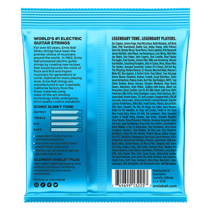 Ernie Ball Extra Slinky Nickel Wound Electric Guitar Strings 8-38 Gauge - 3 Pack