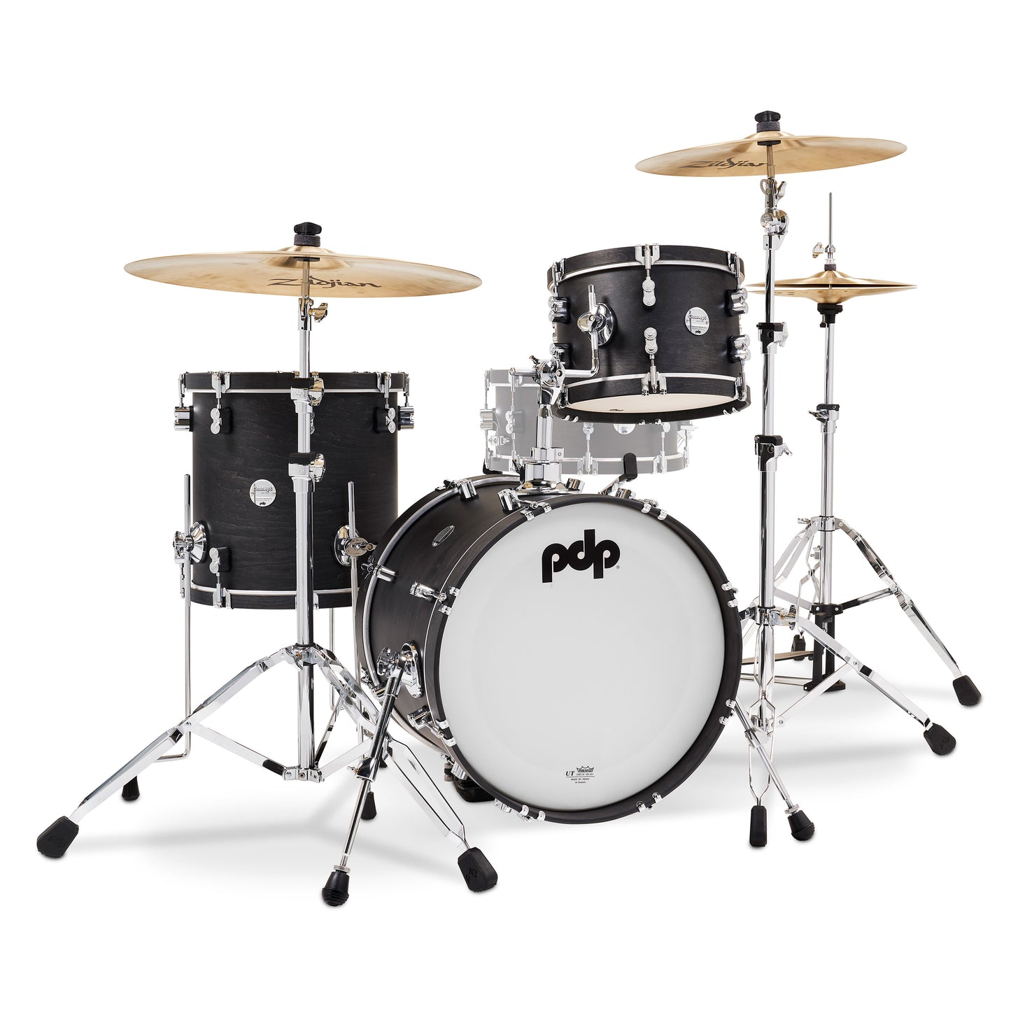 PDP Concept Classic Series 3-Piece Bop Shell Pack, Ebony PDCC1803EE