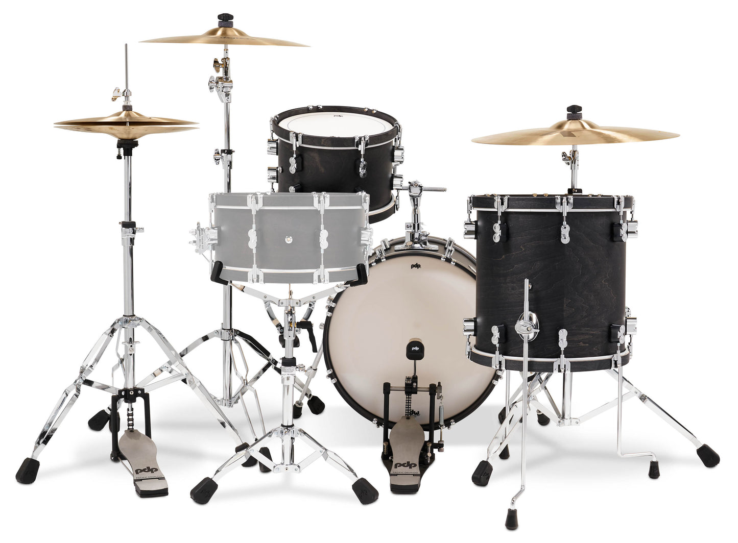PDP Concept Classic Series 3-Piece Bop Shell Pack, Ebony PDCC1803EE