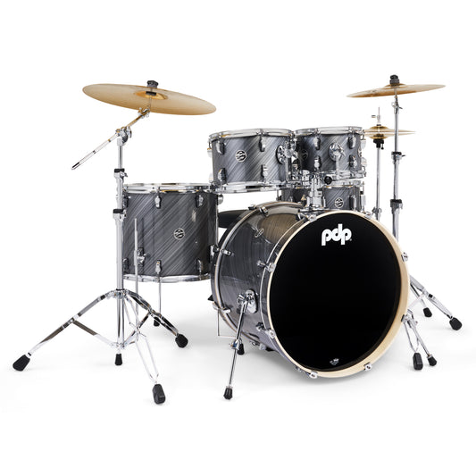 PDP Mainstage 5-Piece Drum Kit with Hardware and Cymbals Graphite PDMA2215KTTG