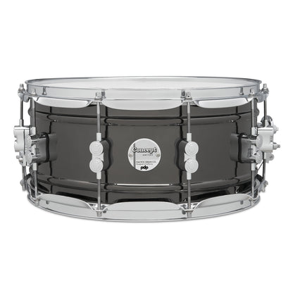 PDP Concept Series Metal Snare, 6.5x14, Black Nickel Over Steel w/Chrome Hardware PDSN6514BNCR